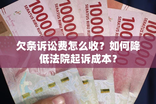 济南欠条诉讼费怎么收？如何降低法院起诉成本？